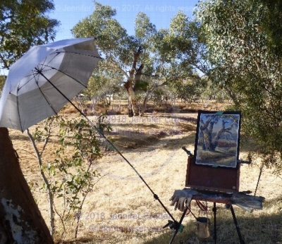 painting in Australia en plein air image
